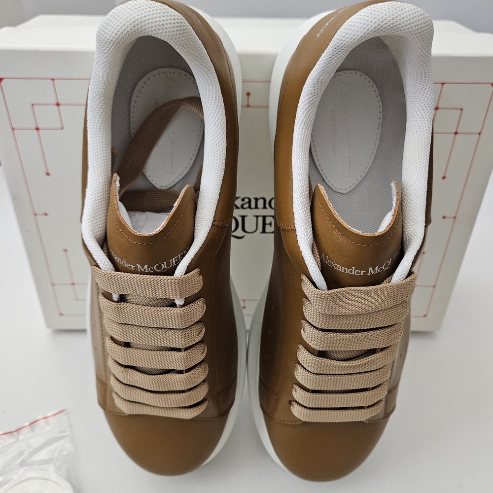 Alexander McQueen Oversized  Men's Sneakers Size 11 Or 45  Faggio - Picture 11 of 16